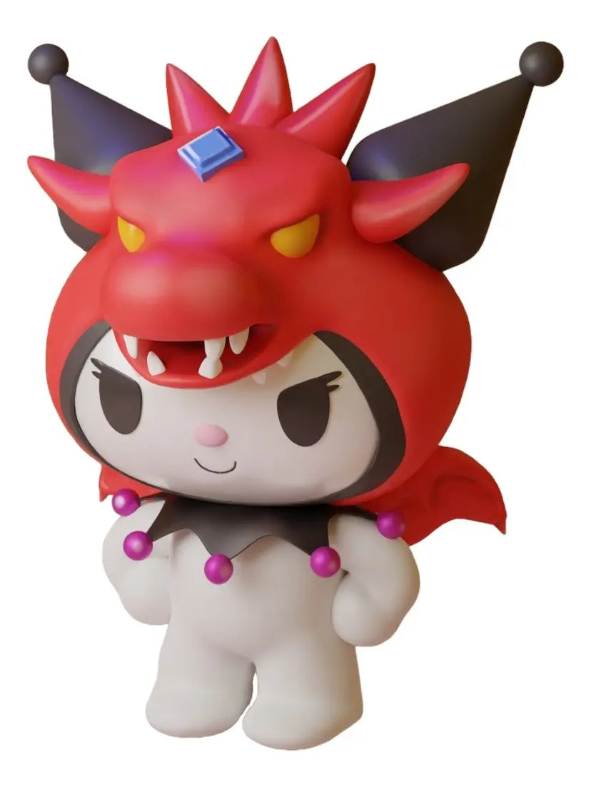 Figura Yu-Gi-Oh! X Hello Kitty - 10Cm - Impresa En 3D