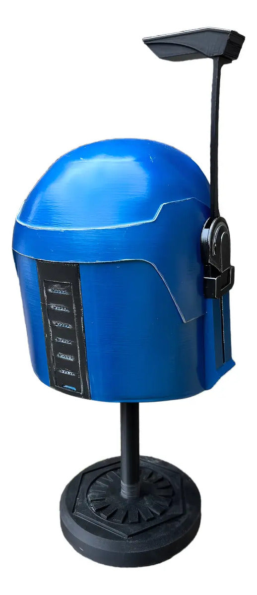Cosplay Mandalorian - Casco Bo-Katan Azul Acero Unitalla