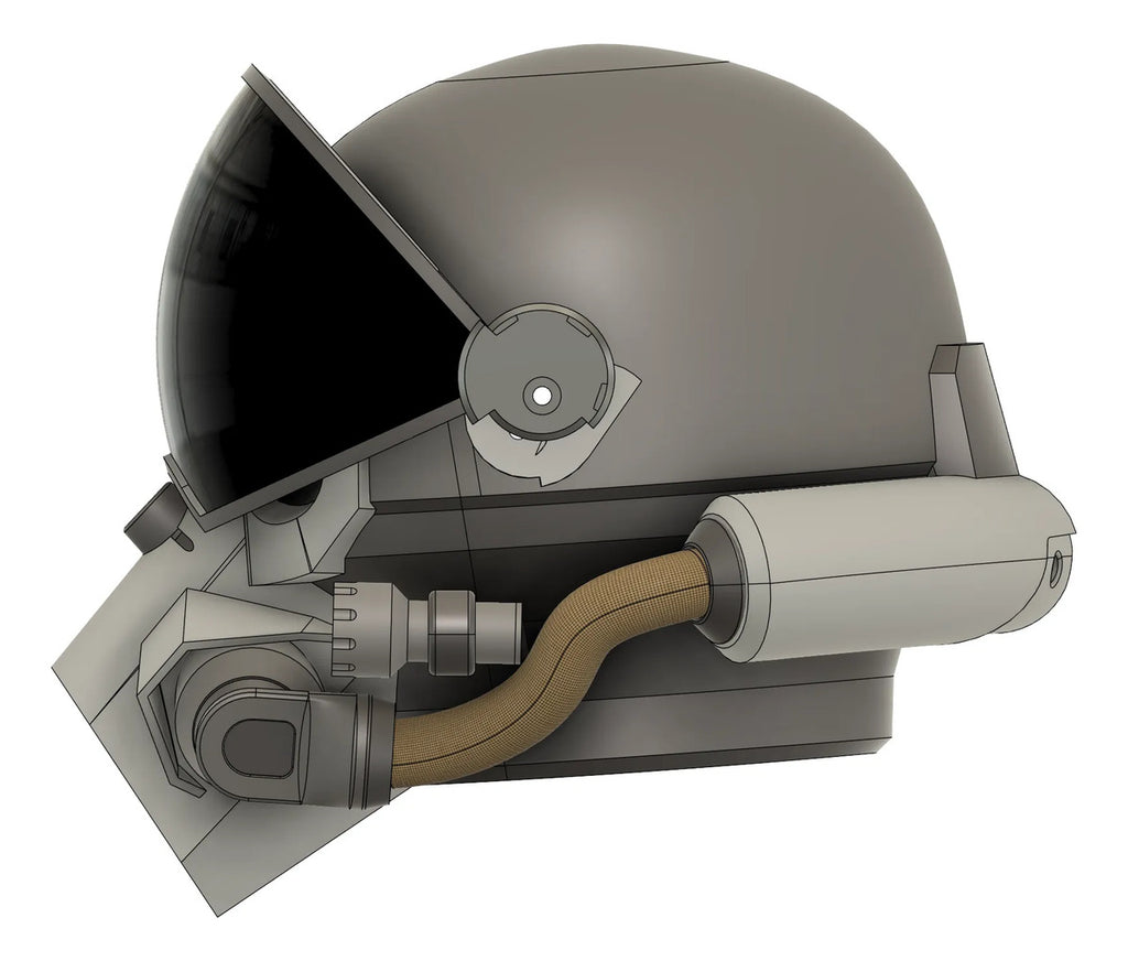 Cosplay Fallout 76 - Casco Del Servicio Secreto Azul Acero Unitalla/Estandar