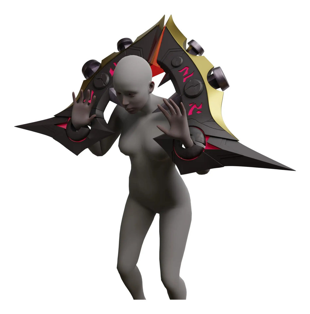 Cepo De Briar - Briar'S Pillory - Cosplay League Of Legends Negro Unitalla