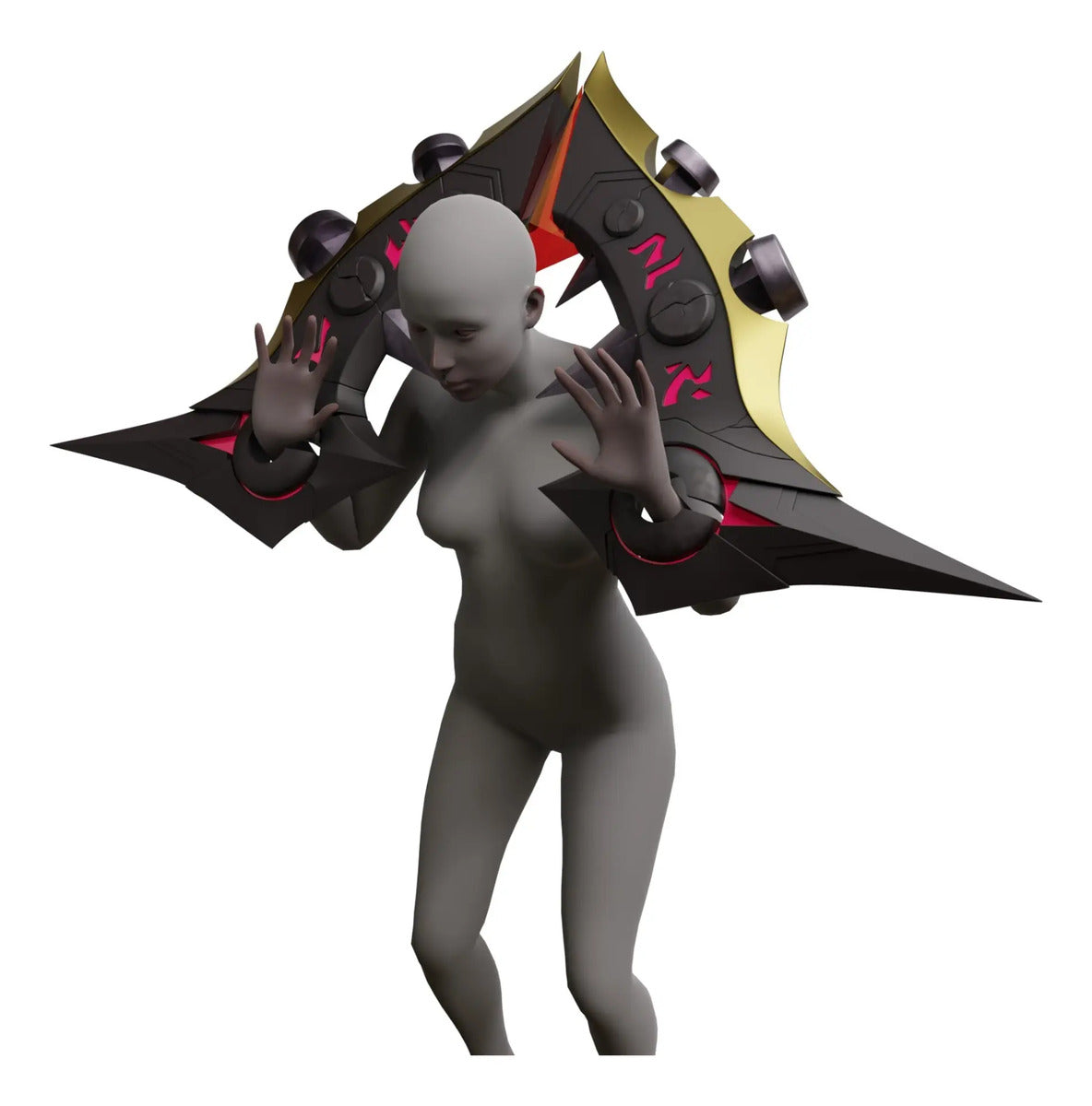 Cepo De Briar - Briar'S Pillory - Cosplay League Of Legends Negro Unitalla