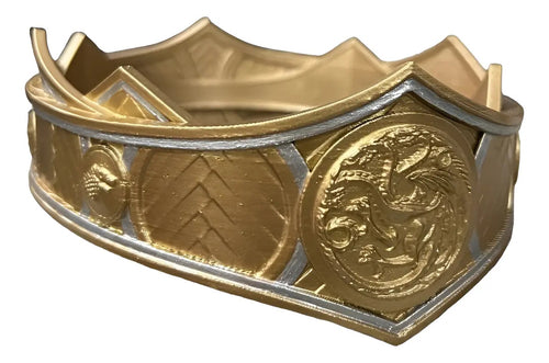 Corona De Viserys - Rhaenyra Targaryen - House Of The Dragon Dorado Oscuro