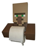 Porta Rollo De Papel De Baño - Aldeano Minecraft Café
