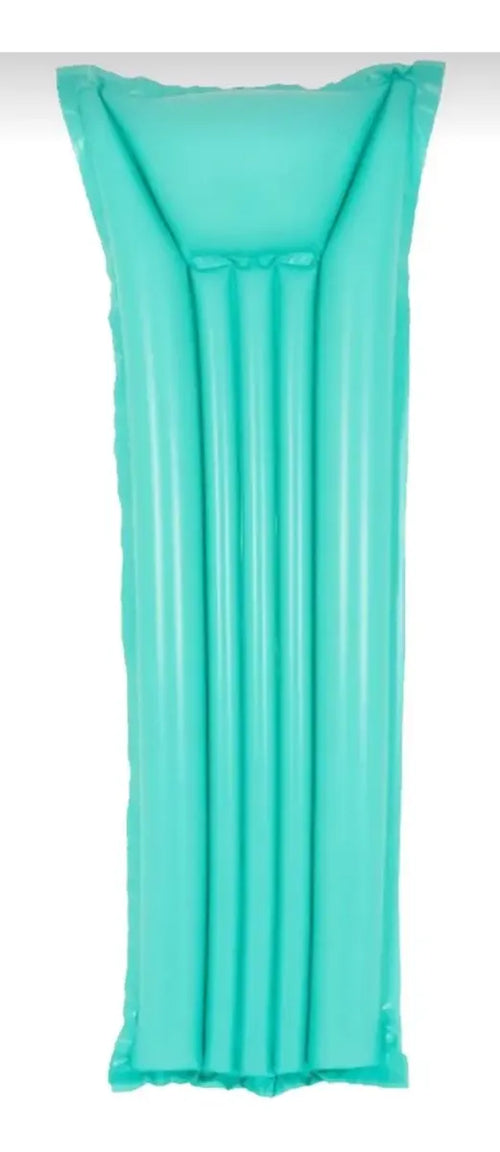 Colchon Inflable Para Alberca Azul Petróleo