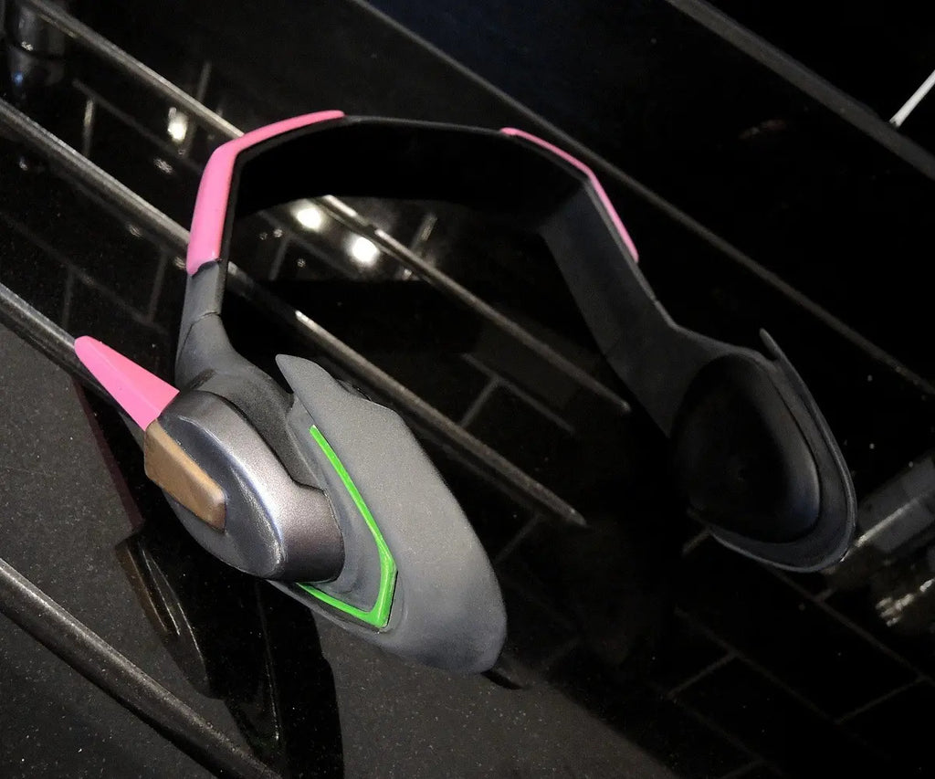 Cosplay Audifonos D.Va Overwatch Negro Unitalla
