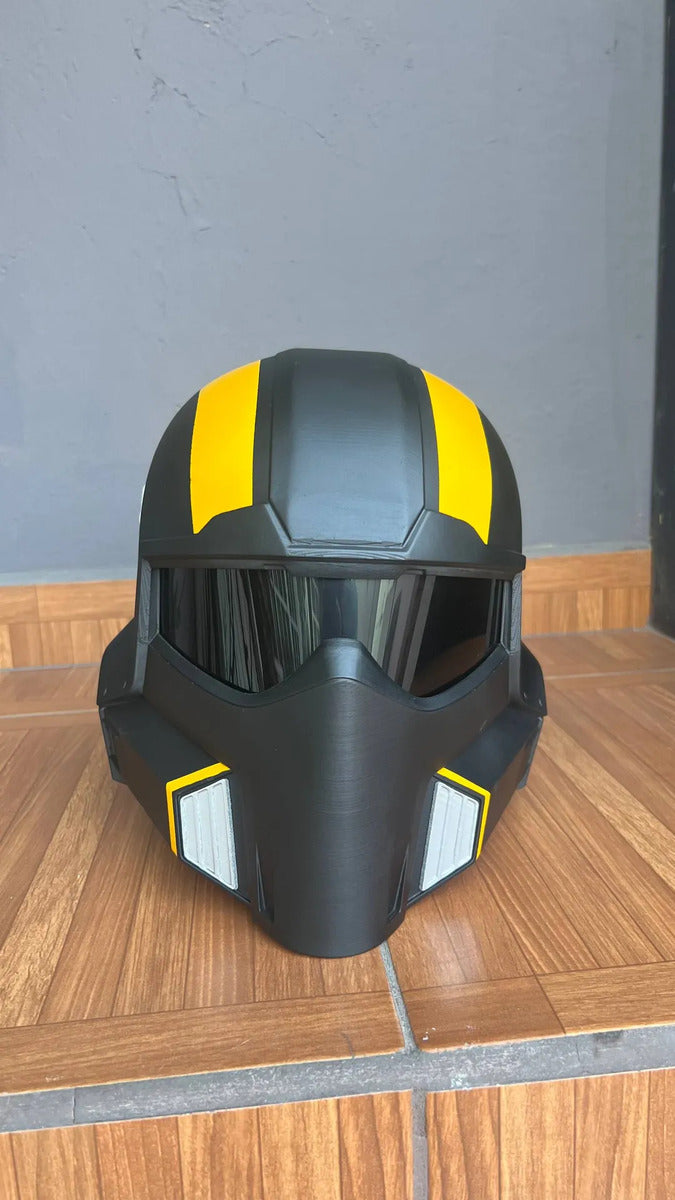 Cosplay Helldivers - Casco Tactico B-01 Negro Unitalla