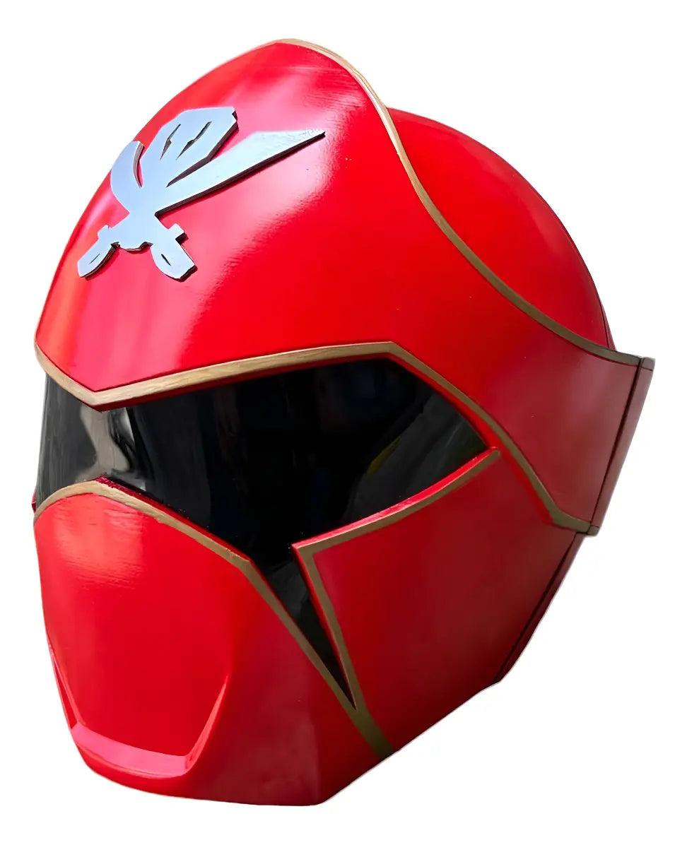 Cosplay Power Rangers - Casco Red Super Megaforce Rojo Unitalla