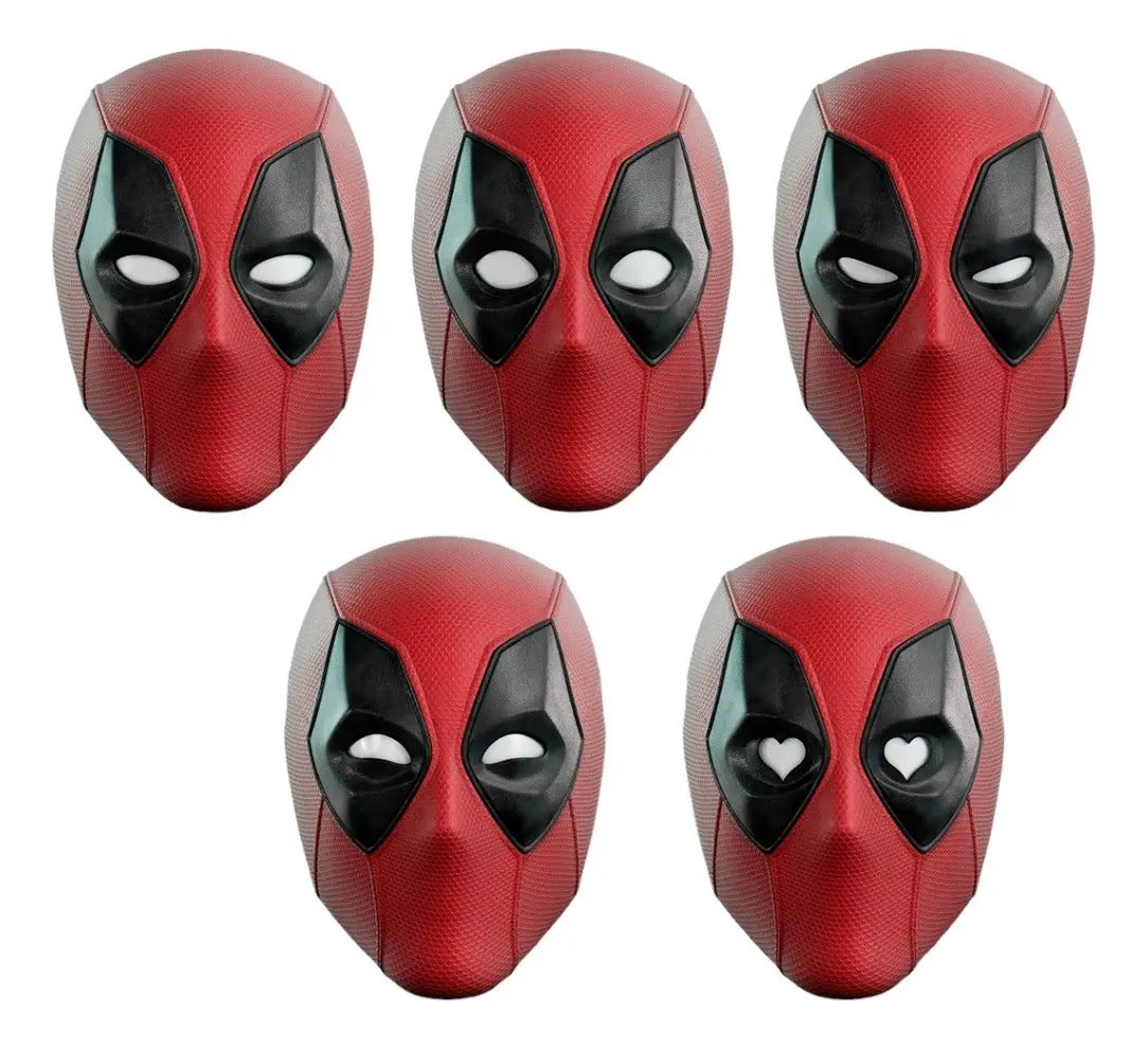Cosplay Mascara Deadpool 3 - Casco Deadpool 3 Rojo Adulto