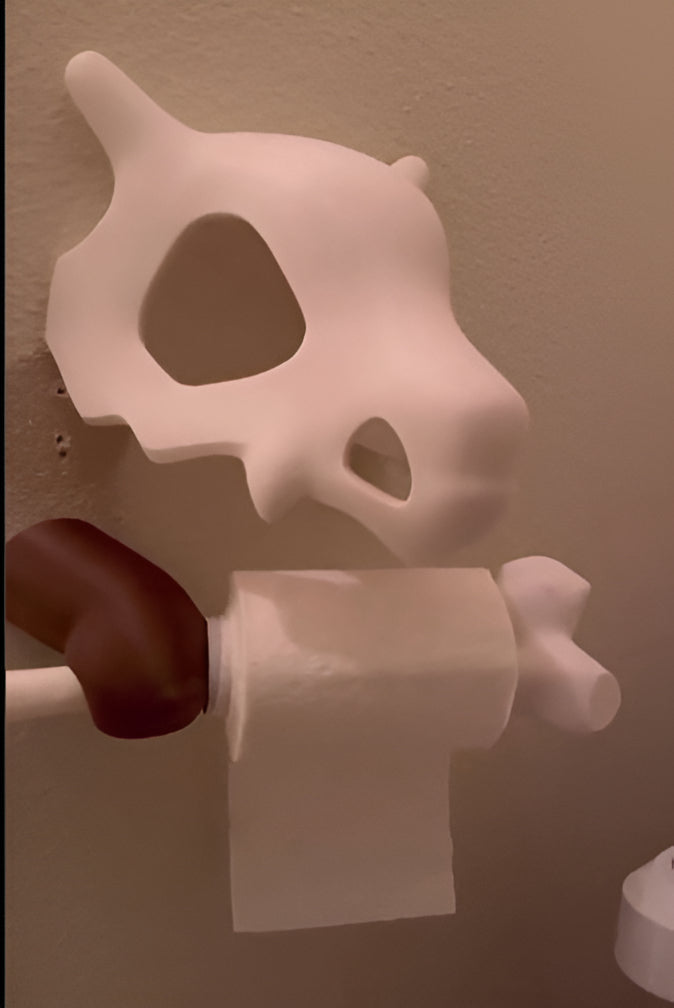 Porta Rollo De Papel De Baño - Cubone Blanco