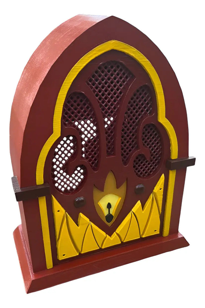 Cosplay Hazbin Hotel - Radio Alastor 28Cm Marrón 28Cm