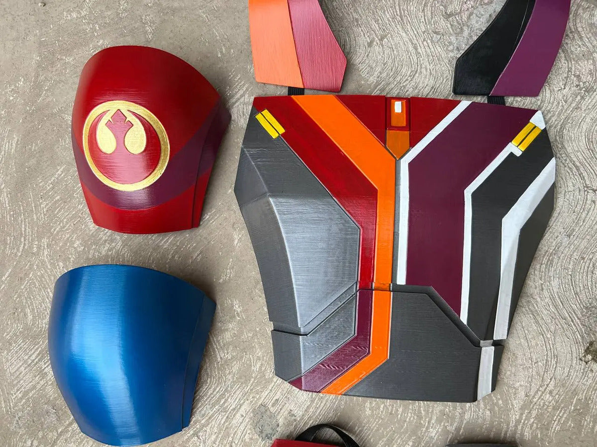 Cosplay Sabine Wren - Armadura Completa Gris Oscuro Unitalla