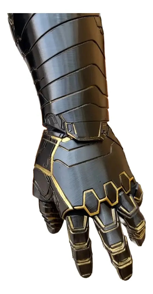 Cosplay Winter Soldier - Brazo Soldado Del Invierno 3D Negro Unitalla