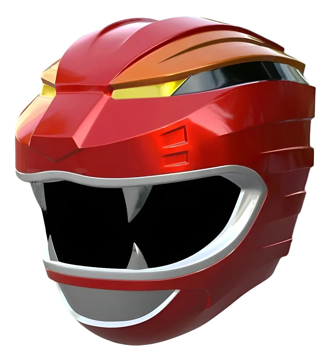 Cosplay Power Rangers - Casco Red Ranger Wild Force Rojo Adulto
