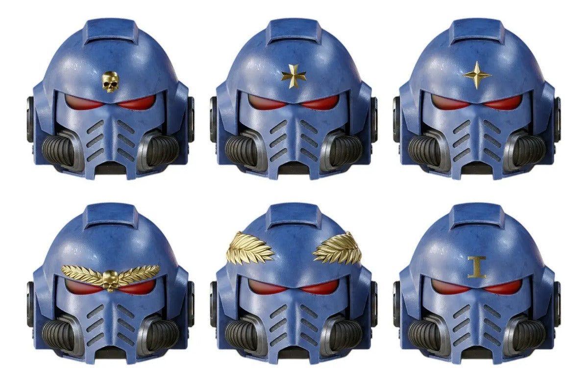 Cosplay Warhammer -Armadura Primaris Space Marine 01-Casco Custom
