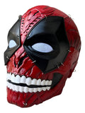 Mascara Completa Skullpool - Cosplay Marvel Deadpool Rojo Calavera
