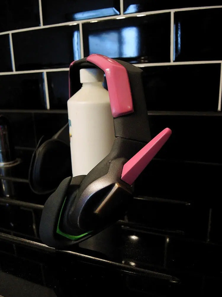 Cosplay Audifonos D.Va Overwatch Negro Unitalla