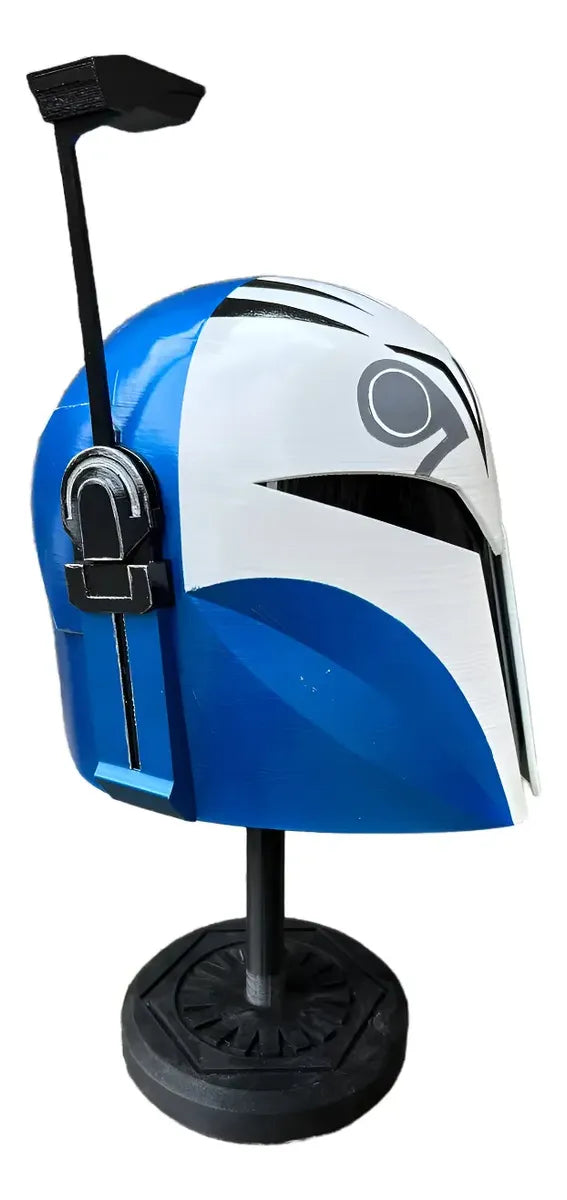 Cosplay Mandalorian - Casco Bo-Katan Azul Acero Unitalla