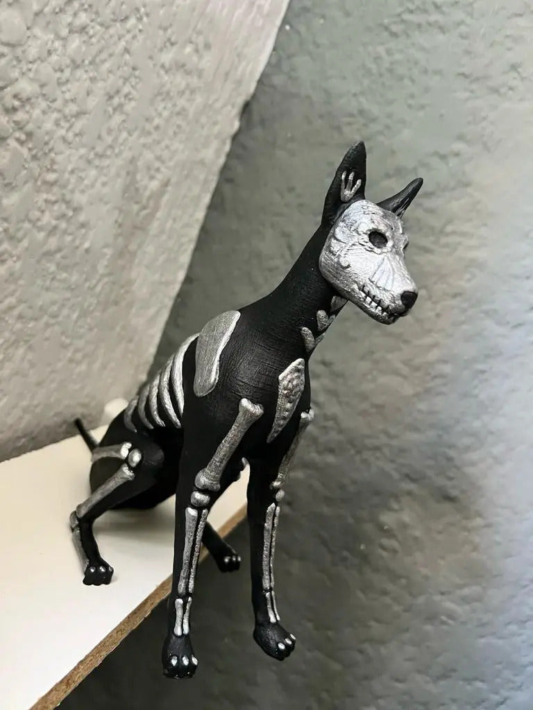 Xoloitzcuintle Miniatura A Escala - Impreso En 3D Negro
