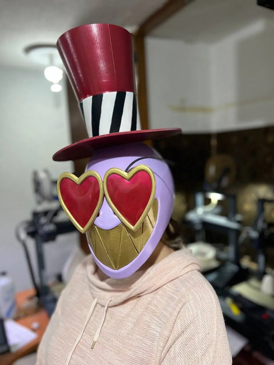Cosplay Hazbin Hotel - Valentino Mascara Rojo Unitalla