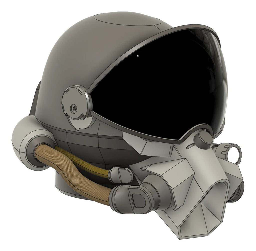 Cosplay Fallout 76 - Casco Del Servicio Secreto Azul Acero Unitalla/Estandar