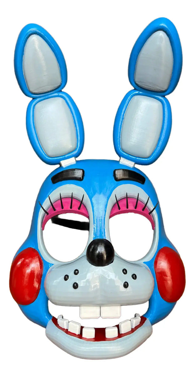 Cosplay Fnaf 2 Five Nights At Freddy'S - Mascara Toy Bonnie Azul Acero Unitalla