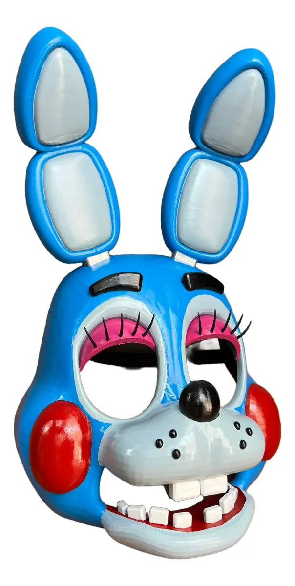 Cosplay Fnaf 2 Five Nights At Freddy'S - Mascara Toy Bonnie Azul Acero Unitalla