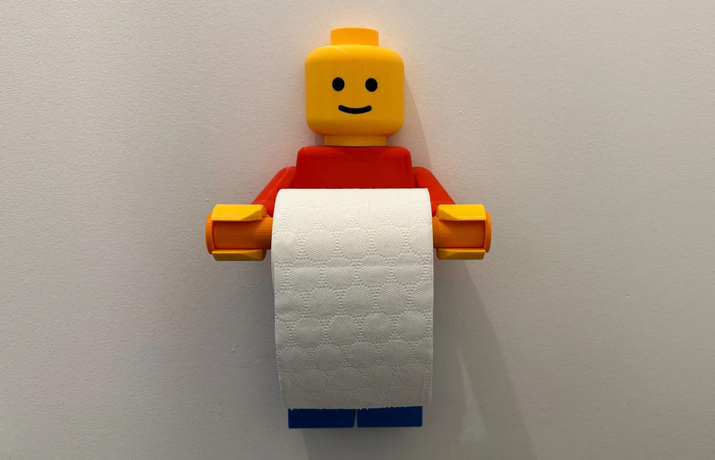 Porta Rollo De Papel De Baño - Lego Brick Man