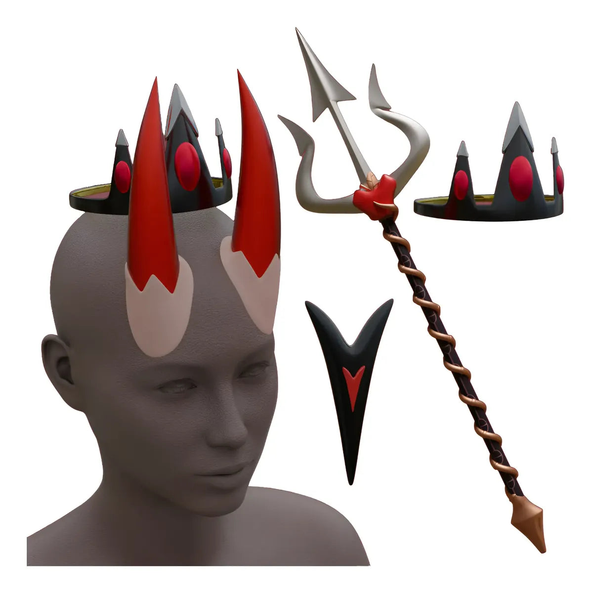 Cosplay Hazbin Hotel - Charlie Morningstar Multicolor Unitalla