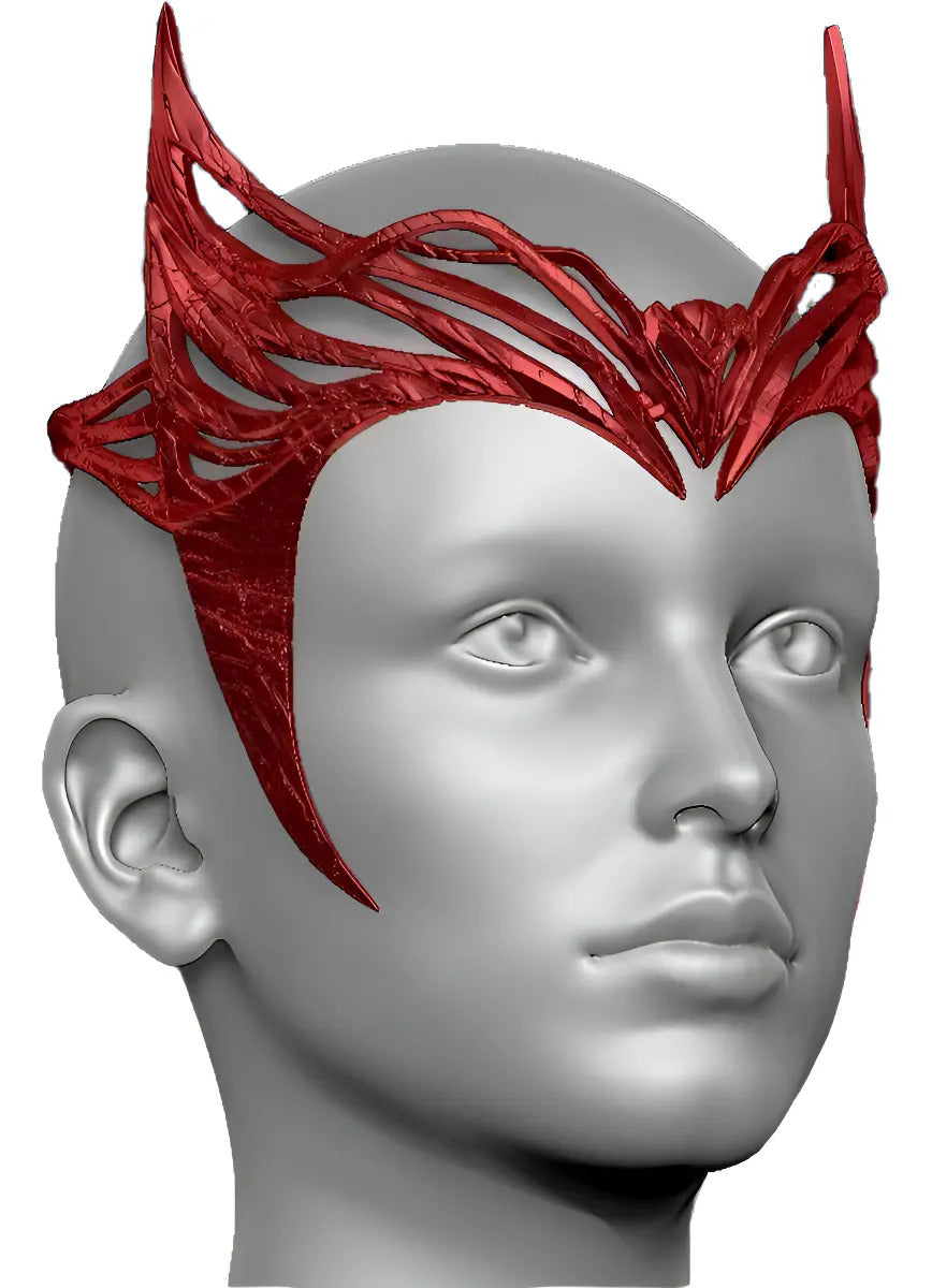 Cosplay Marvel - Tiara Scarlet Witch - Wanda Maximoff Rojo Adulto