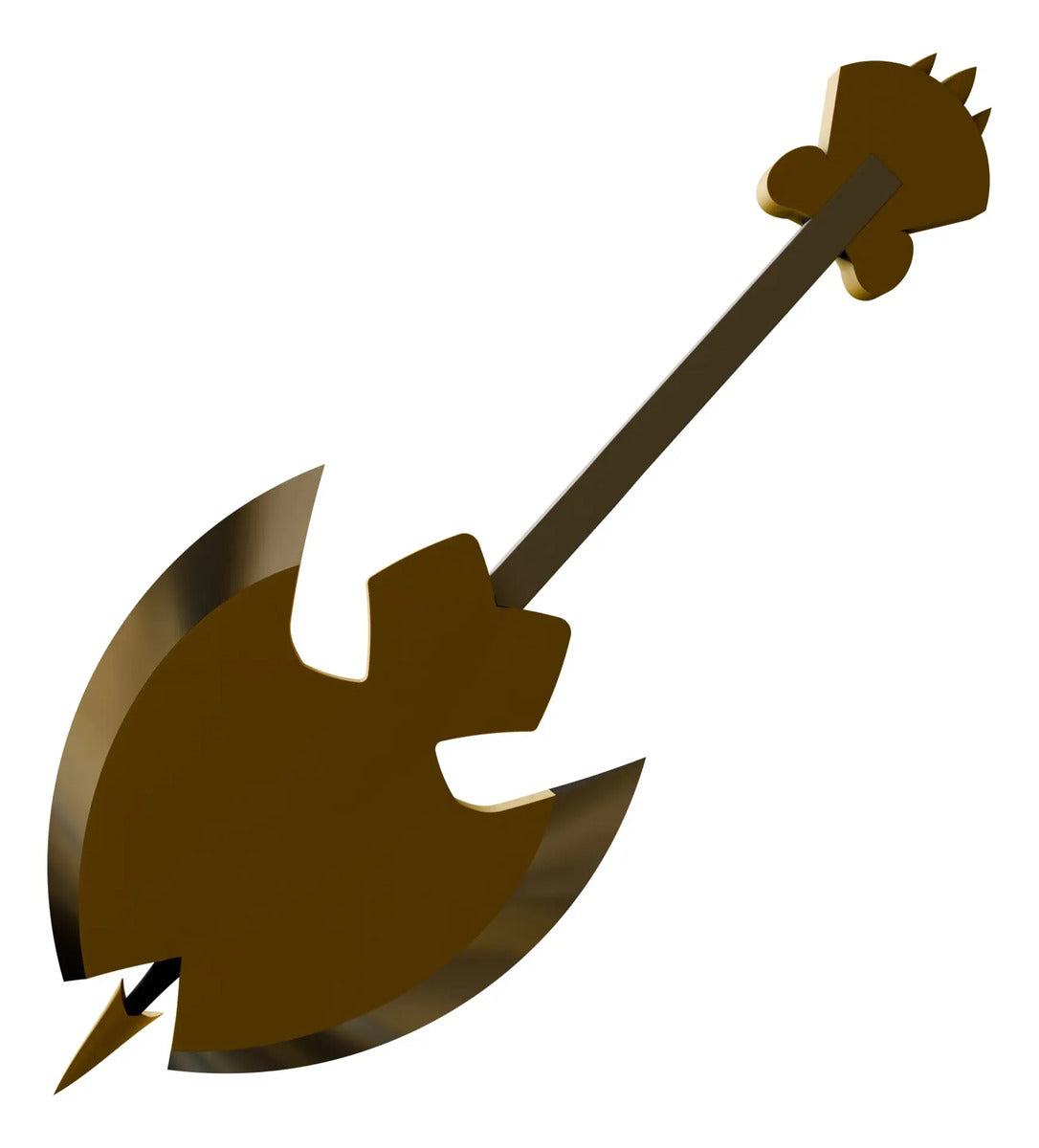 Guitarra Adan - Hazbin Hotel - Cosplay Amarillo