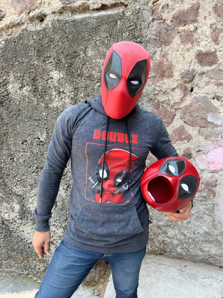 Palomera Deadpool 3 - Deadpool - Impresa En 3D Rojo Y Negro