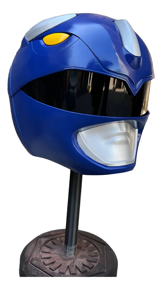 Cosplay Power Rangers - Mighty Morphin - Casco Ranger Azul Azul Unitalla Adulto