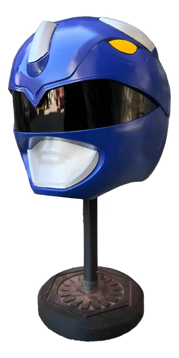 Cosplay Power Rangers - Mighty Morphin - Casco Ranger Azul Azul Unitalla Adulto