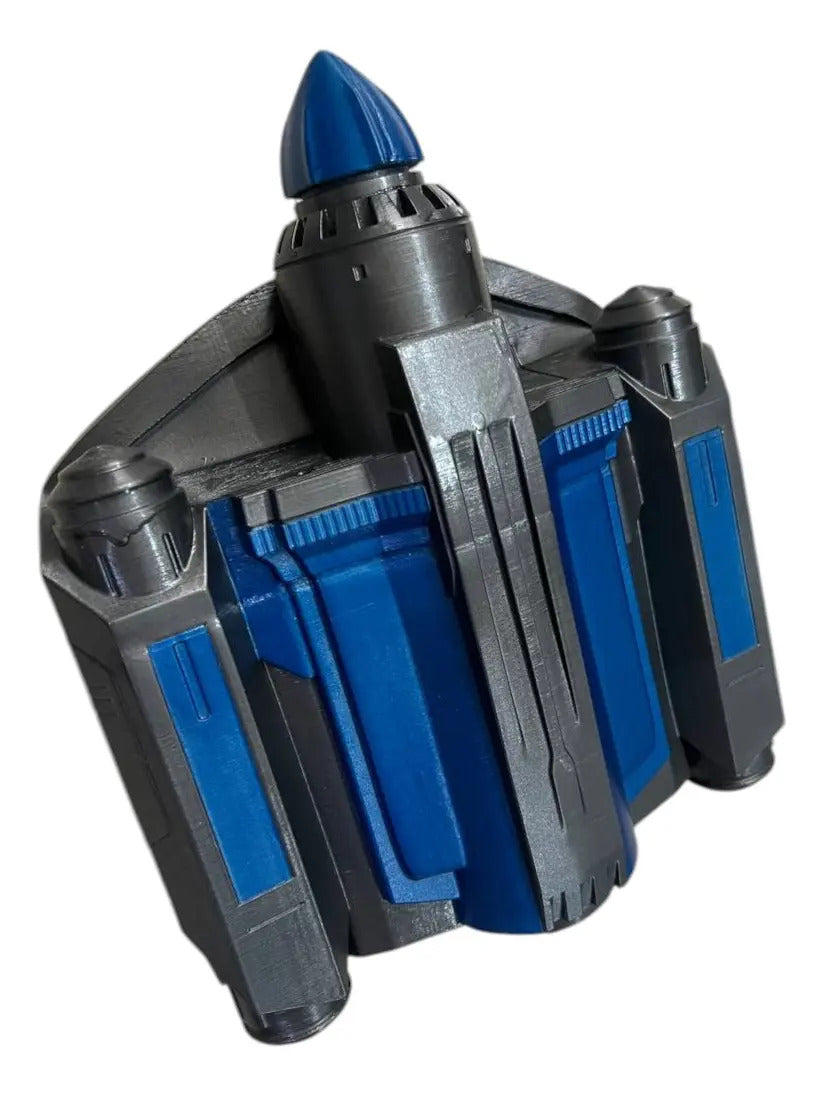 Cosplay Star Wars - Armadura Bo Katan - Incluye Casco Azul Acero Adulto
