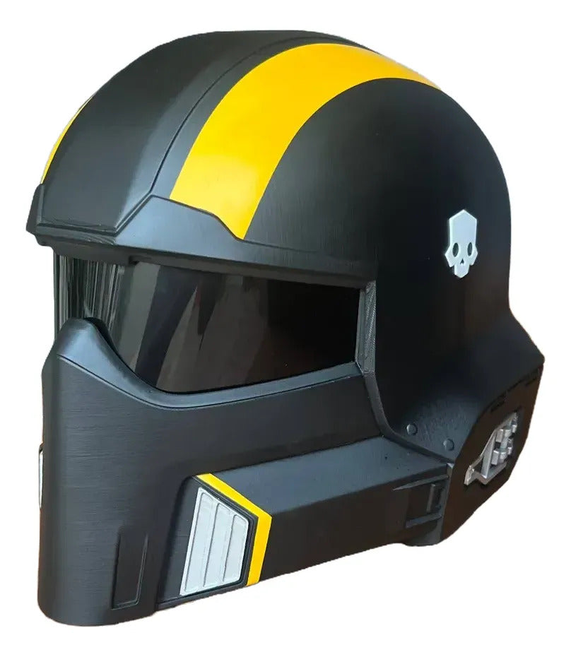 Cosplay Helldivers - Casco Tactico B-01 Negro Unitalla