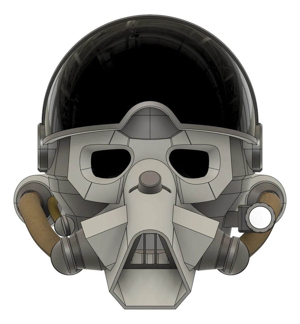 Cosplay Fallout 76 - Casco Del Servicio Secreto Azul Acero Unitalla/Estandar