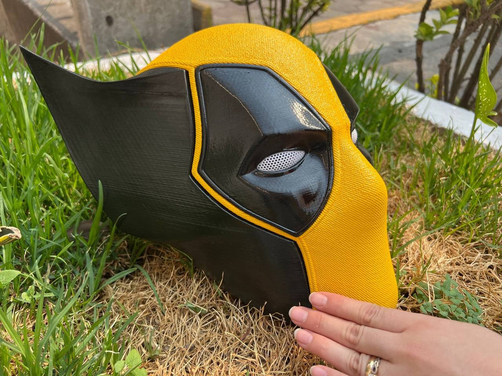 Mascara Poolverine - Deadpool 3 X Wolverine Amarillo Poolverine
