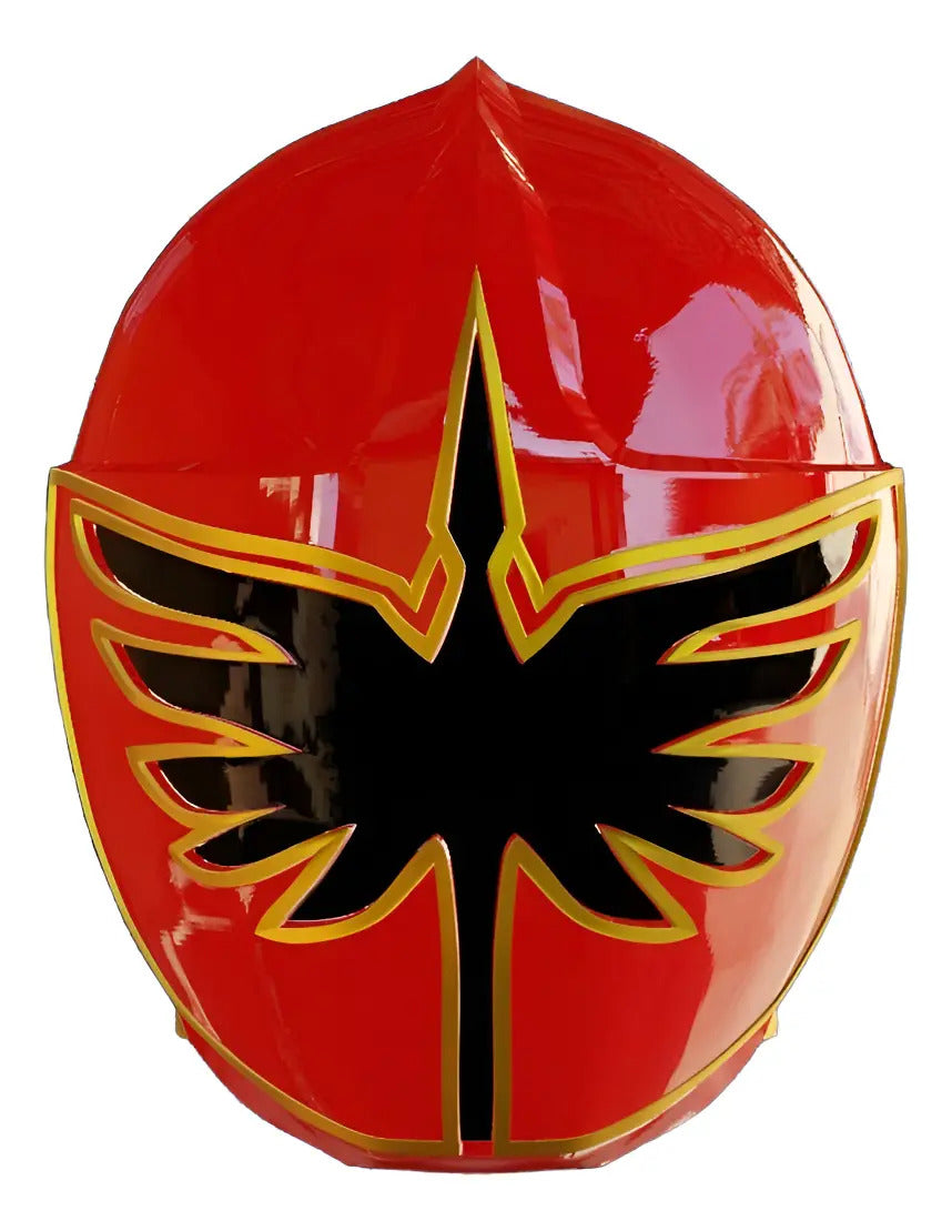 Cosplay Power Rangers - Casco Mystic Force Red Ranger Rojo Unitalla
