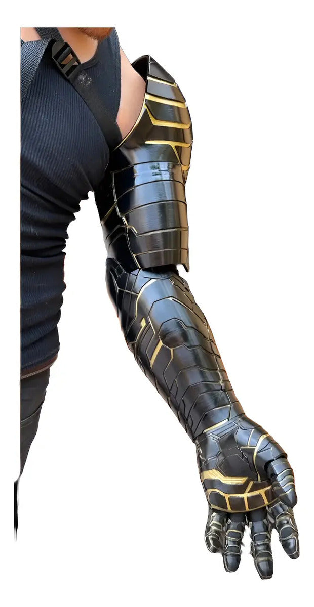 Cosplay Winter Soldier - Brazo Soldado Del Invierno 3D Negro Unitalla