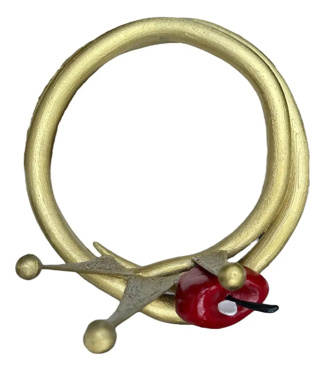 Accesorios Corona Lucifer - Hazbin Hotel Cosplay Dorado Oscuro Unitalla