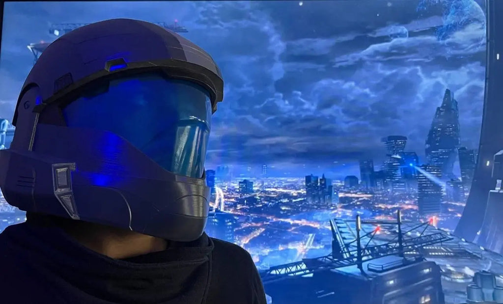 Cosplay Halo - Casco Odst Rookie Negro Unitalla