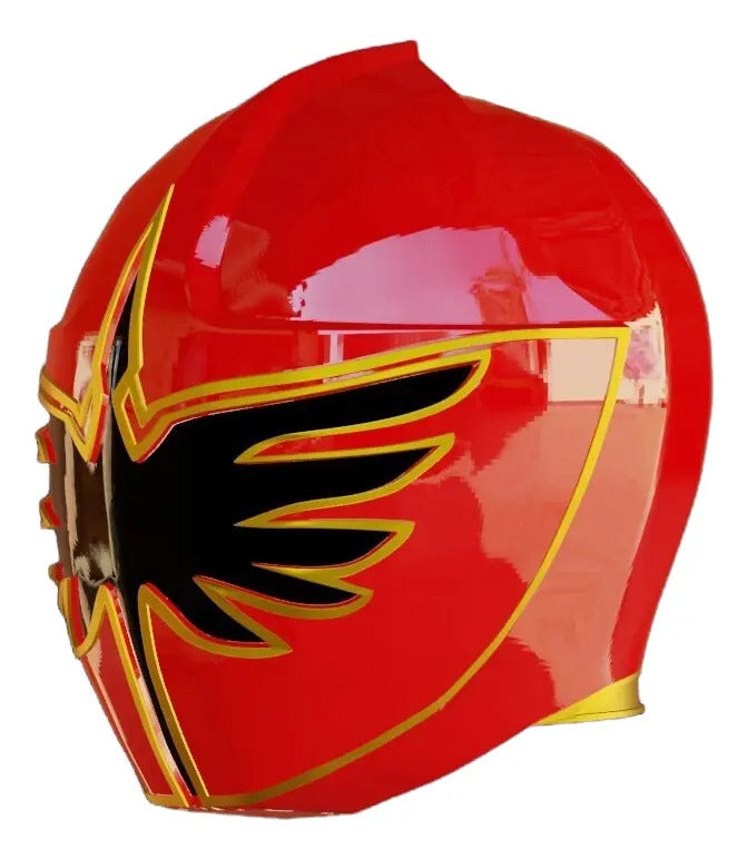 Cosplay Power Rangers - Casco Mystic Force Red Ranger Rojo Unitalla