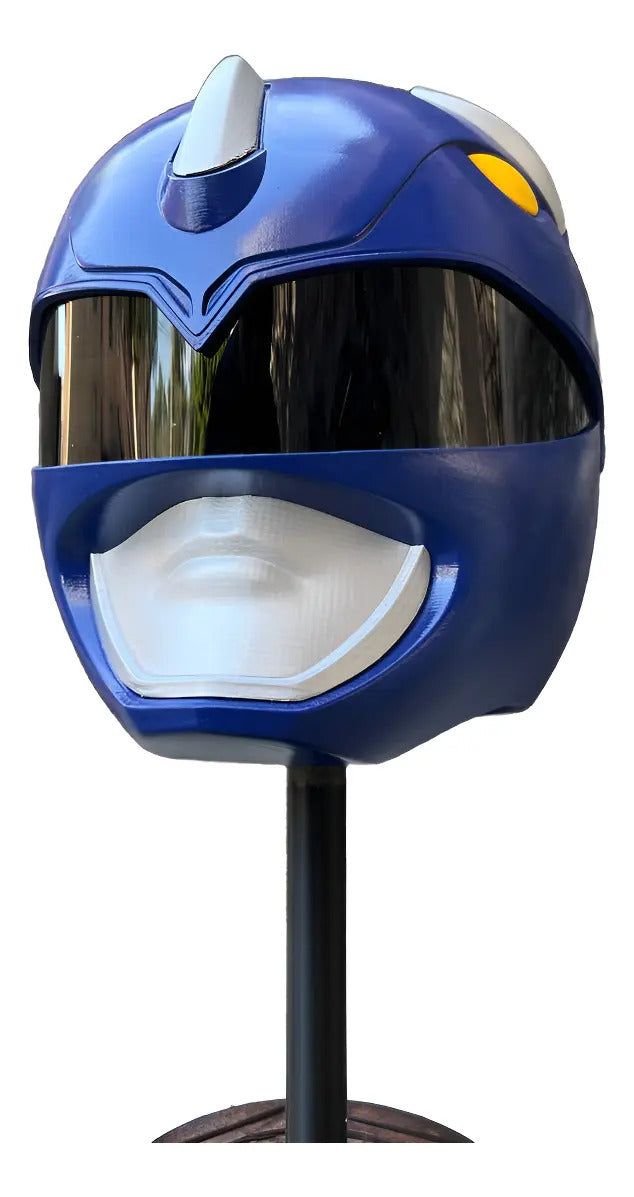 Cosplay Power Rangers - Mighty Morphin - Casco Ranger Azul Azul Unitalla Adulto