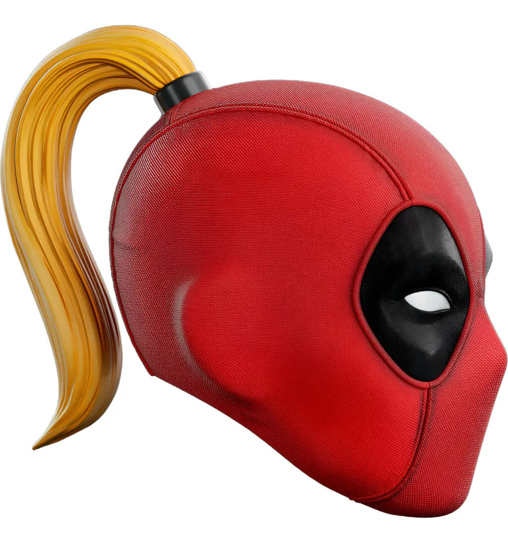Cosplay Deadpool 3 - Casco Lady Deadpool Rojo Unitalla