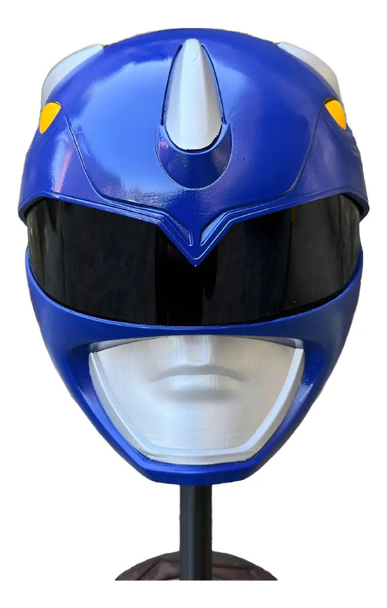 Cosplay Power Rangers - Mighty Morphin - Casco Ranger Azul Azul Unitalla Adulto