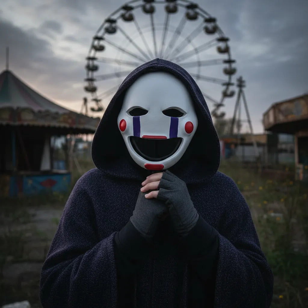 Cosplay Fnaf - Mascara Puppet Blanco Unitalla