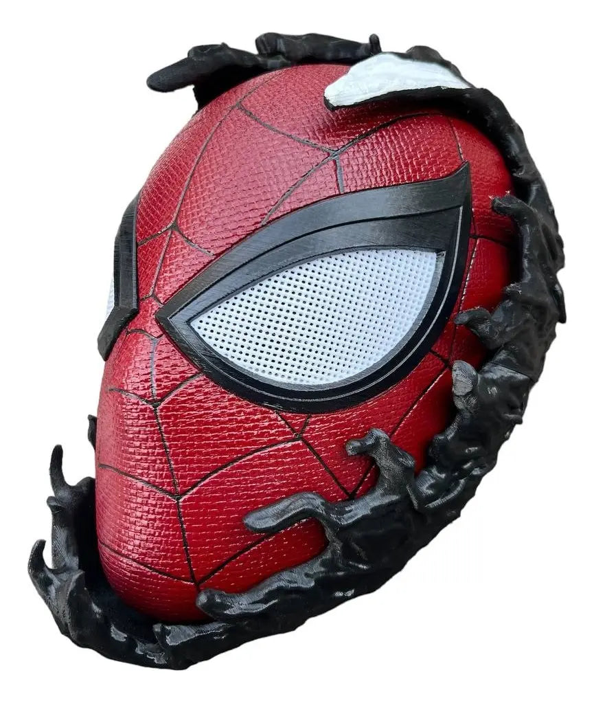 Mascara Spiderman Becoming Venom Rojo Spidermanxvenom