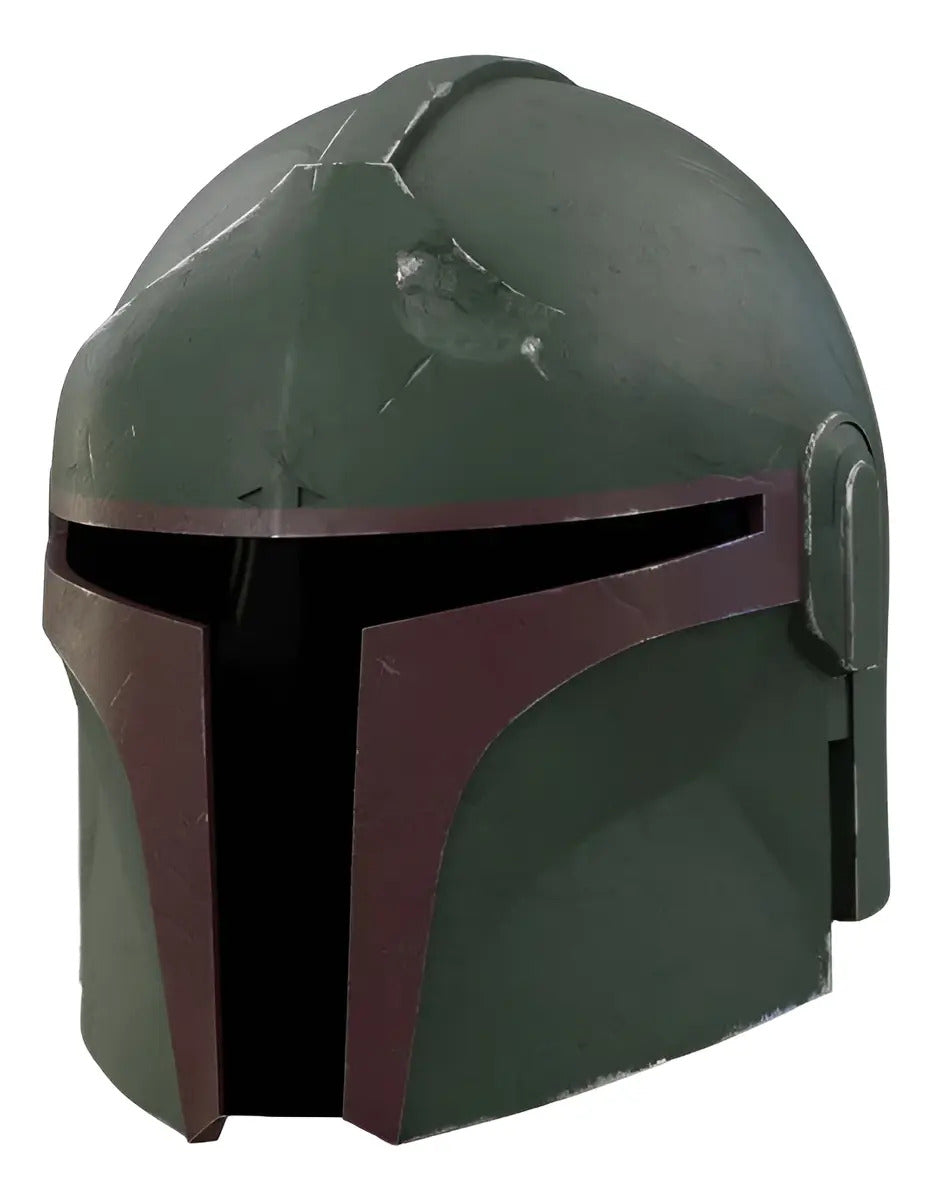 Cosplay Mandalorian - Casco Bobba Fet Medieval Verde Musgo Unitalla