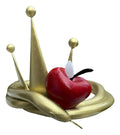 Accesorios Corona Lucifer - Hazbin Hotel Cosplay Dorado Oscuro Unitalla