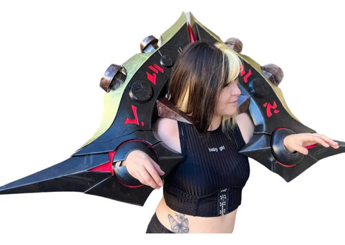 Cepo De Briar - Briar'S Pillory - Cosplay League Of Legends Negro Unitalla
